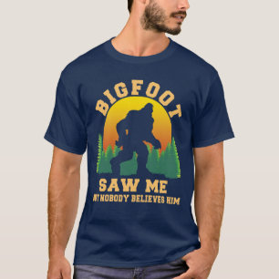Funny Bigfoot sah Me Sasquatch Kryptozoologie Yeti T-Shirt