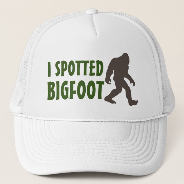 Funny Bigfoot Sasquatch Hat Truckerkappe (Vorderseite)