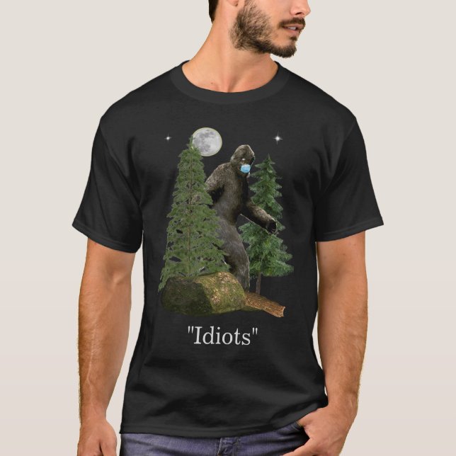 Funny Bigfoot T - Shirt (Vorderseite)