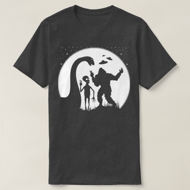 Funny Bigoot Nessie and T-Shirt (Design vorne)