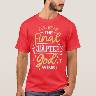 Funny Bike Zitat Ich lese das letzte Kapitel Gott T-Shirt