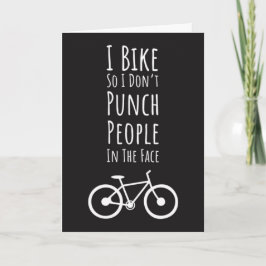 Funny Biker Cards Biking Cycling Cyclist Quote Karte
