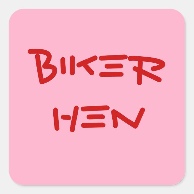 FUNNY BIKER CHICK STICKERS (Vorderseite)