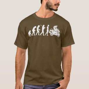 Funny Biker Evolution of he Motorcycle Adventure M T-Shirt