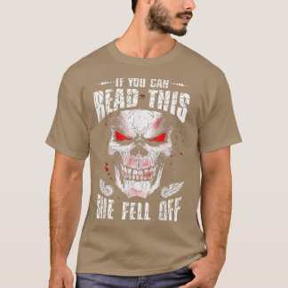 Funny Biker Halloween, wenn du das lesen kannst, f T-Shirt