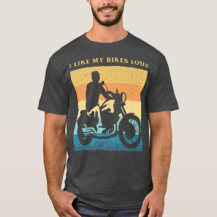 Funny Biker Sprichwort für einen längeren Motorrad T-Shirt