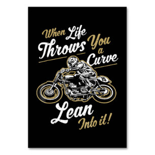 Funny Biker Zitate Sarcastic Motorrad-Rider Gesche Tischnummer