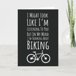 Funny Biking Cards Cyclist Biker Bicycle Cycling Karte