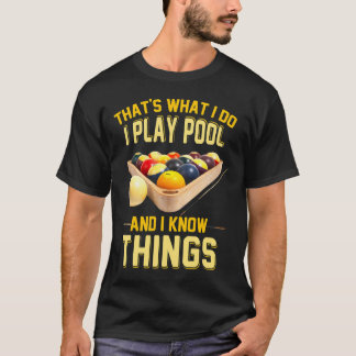 Funny Billarlards Shirts für Männer 8 Ball Pool Bi