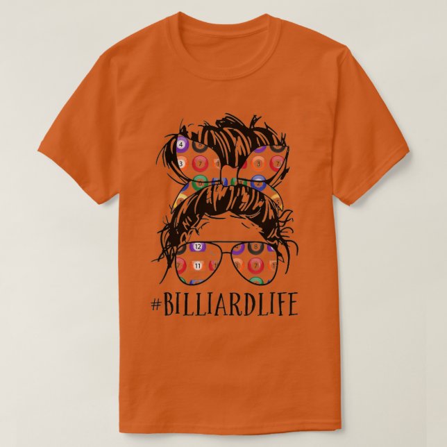Funny Billiard Life für Poolspieler Liga Frauen T-Shirt (Design vorne)