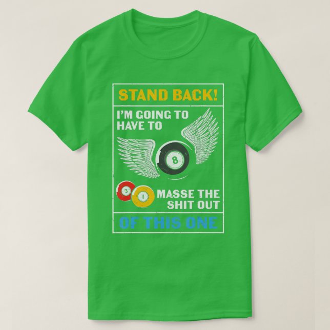 Funny Billiards 1 T-Shirt (Design vorne)