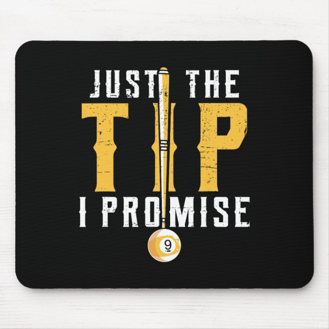 Funny Billiards Der Tipp Mousepad (Vorne)