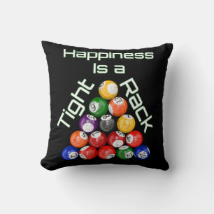 Funny Billiards Glück ist ein knappes Rack Kissen