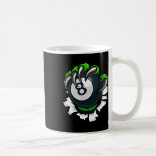 Funny Billiards Nails Art Billiard Spielen Pool P Kaffeetasse