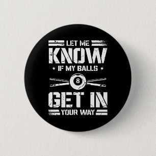 Funny Billiards Player Snooker Billiard Pool Playa Button