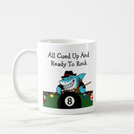 Funny Billiards Pool Hall Rebel Kaffeetasse