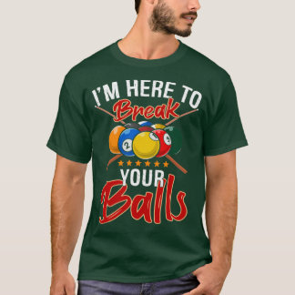 Funny Billiards Pool Player Snooker Fans Geschenk T-Shirt