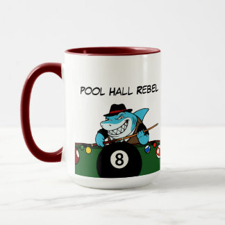 Funny Billiards Pool Rebel Jumbo Coffee Mugs Tasse
