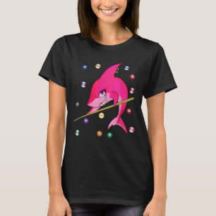 Funny Billiards Pool Shark Female T-Shirt