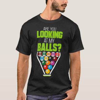 Funny Billiards Pool T-Shirt für Männer Loose