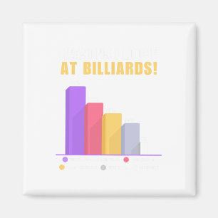 Funny Billiards Pun Geschenke - Grund, warum ich b Magnet