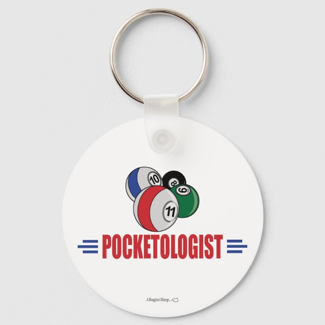 Funny Billiards Schlüsselanhänger (Vorderseite)