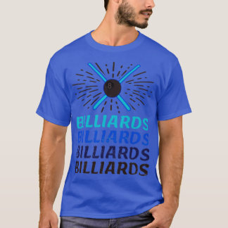 Funny Billiards Shirt Vintag Retro-GeschenkTShirt