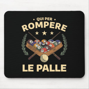 Funny Billiards Sportangebot für Billiard Spieler Mousepad