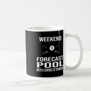 Funny Billiards Wochenendprognose Kaffeetasse
