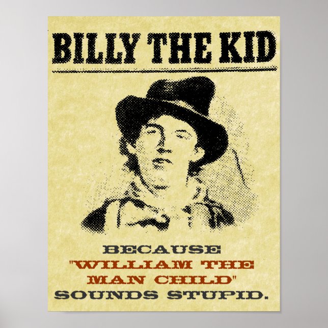 Funny Billy das Kind "Gewollt Poster" Poster (Vorne)