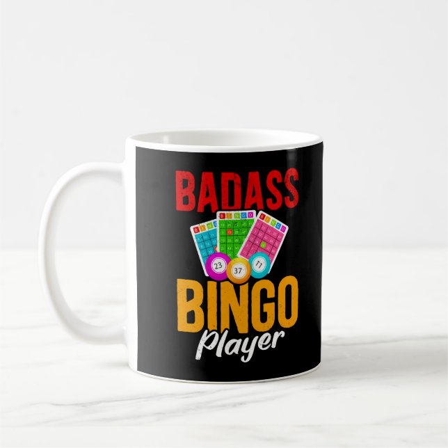 Funny Bingo Balls Sarcastic Bingo Player Kaffeetasse (Links)