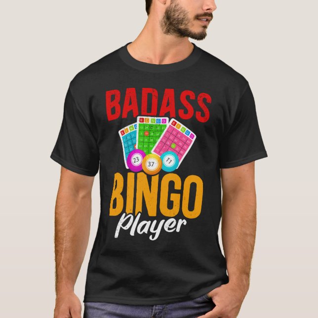 Funny Bingo Balls Sarcastic Bingo Player T-Shirt (Vorderseite)