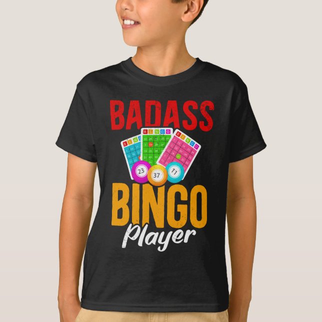 Funny Bingo Balls Sarcastic Bingo Player T-Shirt (Vorderseite)