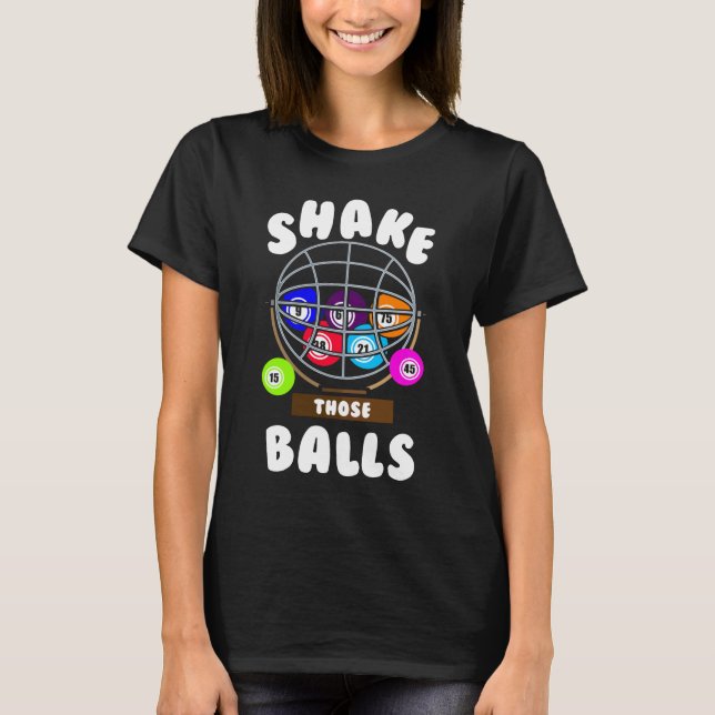 Funny Bingo Gambling Joke Bingo T-Shirt (Vorderseite)