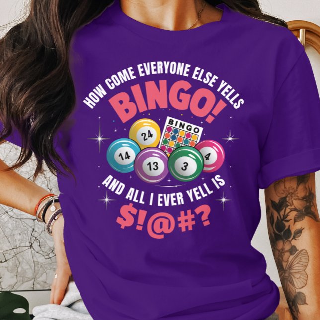 Funny Bingo Game Alle Else Yells Bingo T-Shirt (Von Creator hochgeladen)