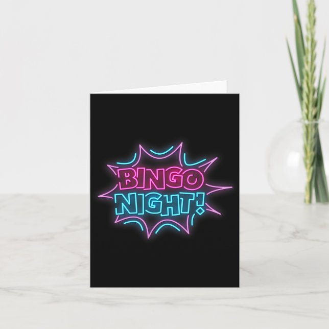 Funny Bingo King - Bingo Night  Karte (Vorderseite)