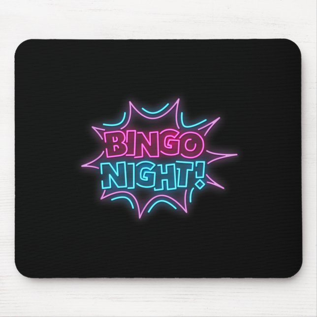 Funny Bingo King - Bingo Night  Mousepad (Vorne)