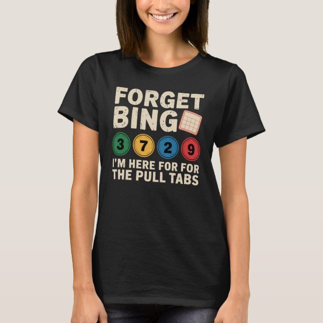 Funny Bingo Lover Design – Bingo Player Gift T-Shirt (Vorderseite)