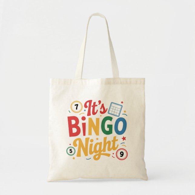 Funny Bingo Lover Design – Bingo Player Gift Tragetasche (Vorne)