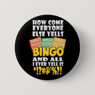 Funny Bingo Player Gift Button