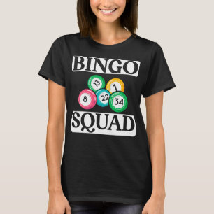 Funny Bingo Squad Sprichwort Bingo T-Shirt