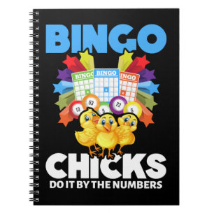 Funny Bingo Women Bingo Player Girls Notizblock