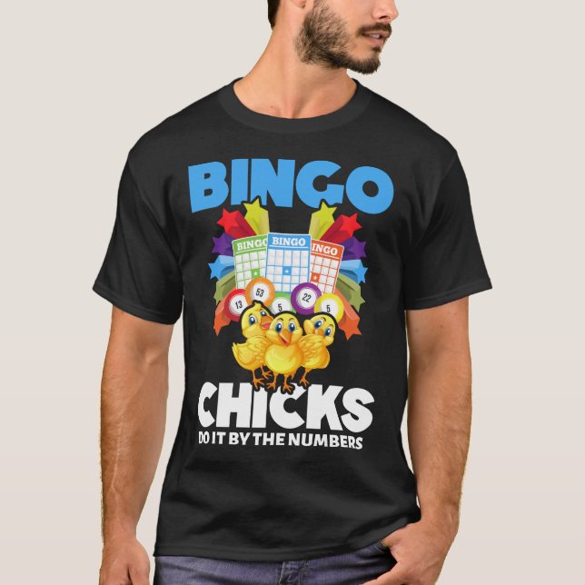 Funny Bingo Women Bingo Player Girls T-Shirt (Vorderseite)