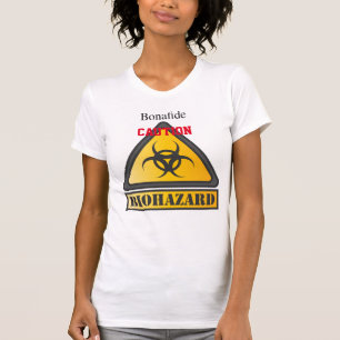 Funny Biogefährdung Warning Sign Thunder_Cove T-Shirt