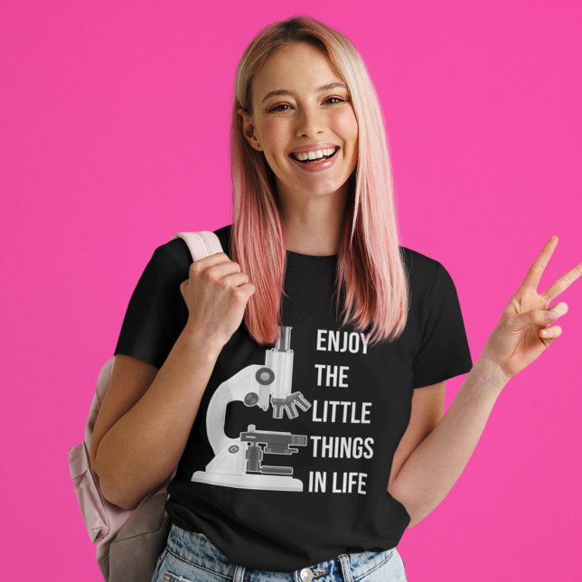 Funny Biologist Biology Microscope Laboratory T-Shirt (Von Creator hochgeladen)