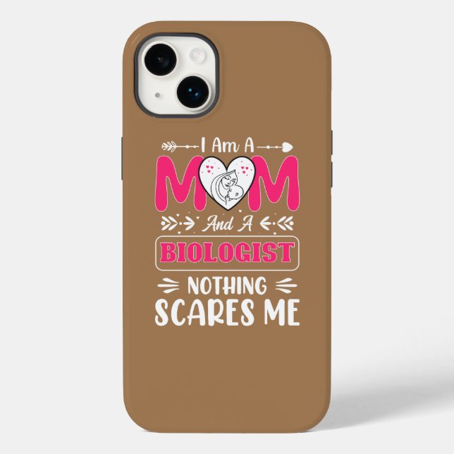 Funny Biologist Mama, Biologe Mama Funny Case-Mate iPhone Hülle (Rückseite)