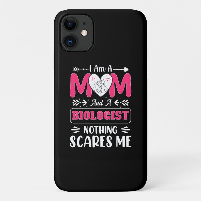 Funny Biologist Mama, Biologe Mama Funny Case-Mate iPhone Hülle (Rückseite)