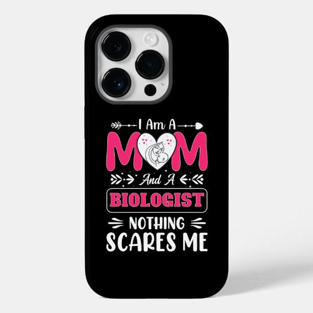 Funny Biologist Mama, Biologe Mama Funny Case-Mate iPhone Hülle (Rückseite)