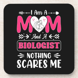 Funny Biologist Mama, Biologe Mama Funny Getränkeuntersetzer