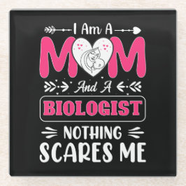Funny Biologist Mama, Biologe Mama Funny Glasuntersetzer